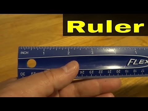 How To Use And Read A Ruler-Full Tutorial