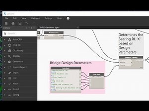 Dynamo and Civil 3D 2020 - Bridge Design Workflows