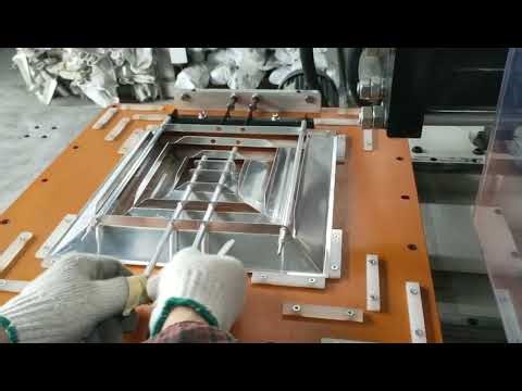 square diffuser clamping machine