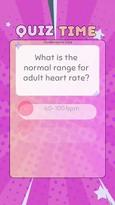 43K views · 896 reactions | What is the normal range for adult heart rate? * * * * * * * * #nurses #doctors #nursing #medical #nurseexam #NCLEX #nclexreview #nclexrn #registerednurse #medicaldoctor #medicine #studentlife #exam #exampreparation #nclexprep #nursingstudent #medicalstudent #RN #NMC #NGN #PNLE #NLE #USRN #RN #rnlife #nursinglife #fbreels #fypシ゚ @highlight @followers @everyone | Nursing Reference Cards | Facebook