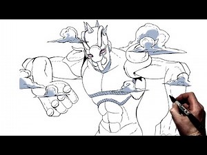 How To Draw Weather Report (Stand) | Step By Step | JoJo's Bizarre Adventure