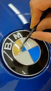 Change Your BMW Emblem Color | DIY Gold + Blue Transformation