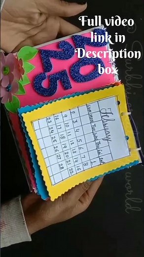DIY- calendar making at home/How to make calendar/ easy and Beautiful