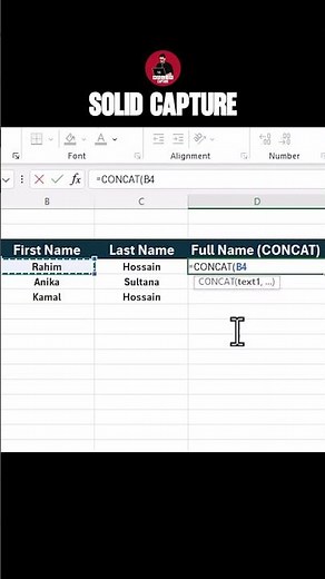 "Master the CONCAT Formula in Excel — Combine Text Easily!"