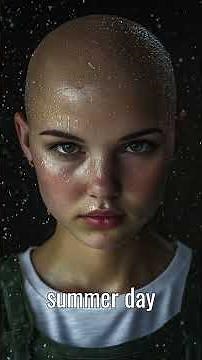 Brave girl decide to shave her head #headshave #bald #baldhead #girl