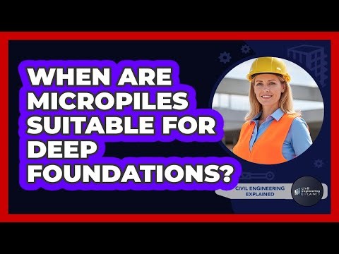 When Are Micropiles Suitable For Deep Foundations?