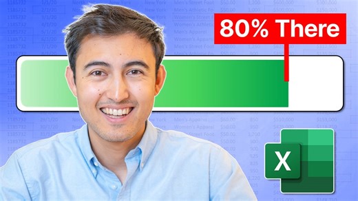 Learn 80% of data analysis in Excel in just 12 minutes
