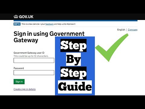 How To Create A Government Gateway ID 2025