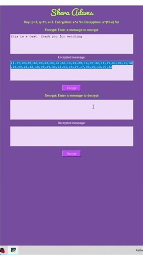 Python RSA Encryption Program
