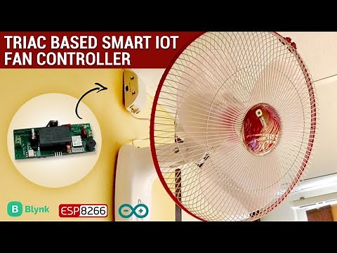 IoT Based Smart Fan Control using ESP8266 and Blynk