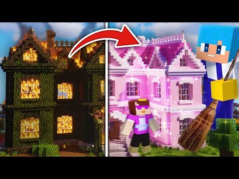 荒らされたおかんの家をキレイにするまで終われません！【まいくら / マインクラフト】