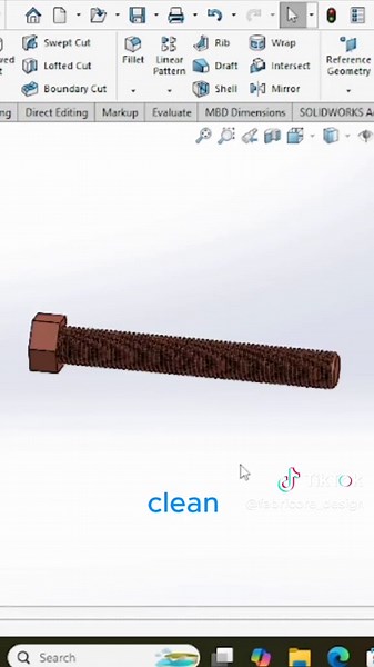 Creating Real Threads in SolidWorks Simplified