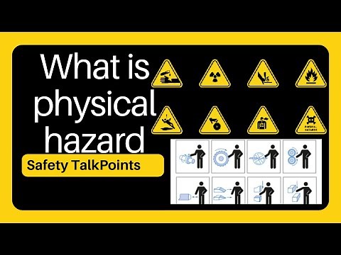What is physical hazard? #safetyandhealth