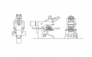 Microscope - Free CAD Drawings