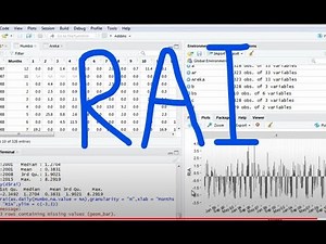 How to plot Rainfall Anomaly Index using Rstudio part one