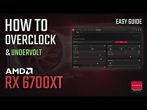 How to OVERCLOCK and UNDERVOLT RX 6700XT | ADRENALIN 2022 Easy Tutorial