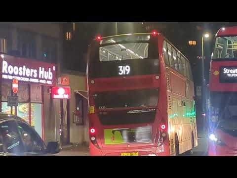 Here is the 319 bus in Clapham Junction Sunday 30 November 2025