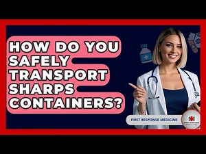 How Do You Safely Transport Sharps Containers? - First Response Medicine