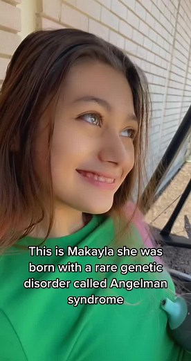 Angelman syndrome wont stop her from being her .Her diagnosis doesn’t define Makayla 💙