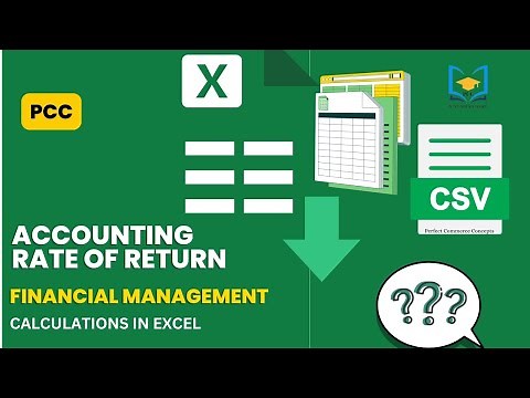 Accounting Rate of Return (ARR) Made Easy with Example #perfectcommerceconcepts #financialmanagement
