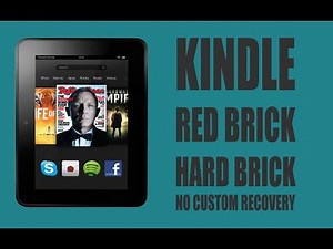 How To Fix Kindle Red Brick/Hard Brick NO Custom Recovery | Tutorial | Kindle Fire HD 7 | RC Films
