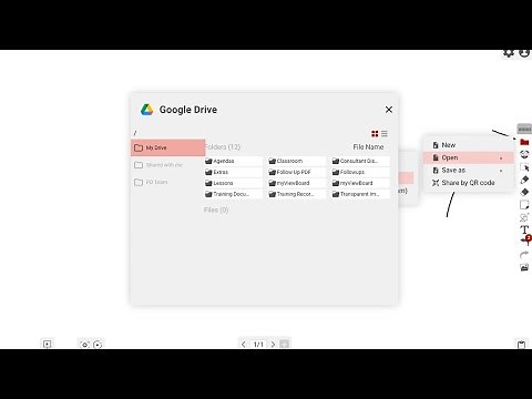 myViewBoard Whiteboard: Saving and Opening Files