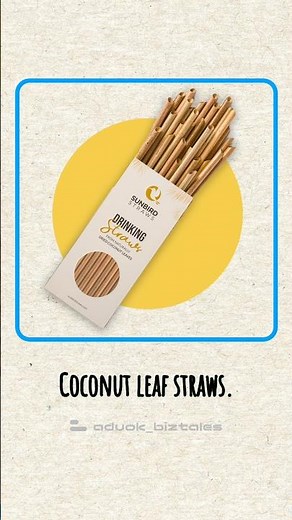How Coconut Leaves Became Eco-Friendly Straws 🌿 | Genius Indian Innovation