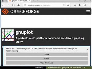 Installation of Gnuplot on Windows OS-English