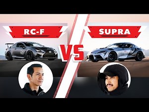 Toyota Supra VS Lexus RC F l Driver Battles