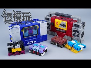 【SwiftTransform】SS86 SOUNDWAVE SQUAD vs. BLASTER SQUAD! TRANSFORMERS THE MOVIE! SS-86 MINI-CASSETTE