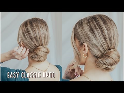 EASY Updo | Low Bun Tutorial