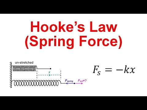 Hooke's Law (Spring Force) with Examples