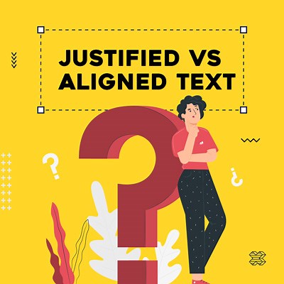 Graphic Design Rules: Justification vs Alignment - Yes I'm a Designer