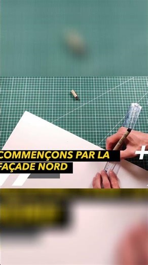 Maquette Maison: Construction des Murs et Esquisse 3D #shorts