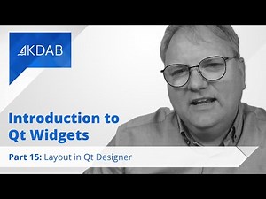 Introduction to Qt Widgets (Part 15) - Layout in Qt Designer
