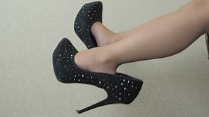 Feet Child Heels Legs Little Girl Stock Footage Video (100% Royalty-free) 33703759 | Shutterstock