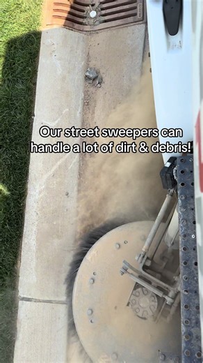 Our street sweepers are designed to handle significant amount of dirt and debris found on streets and roads! #cpmsweeping #roadsafety #streetsweeper