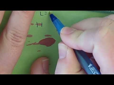 How to calculate the angle of impact and point of origin of blood spatter