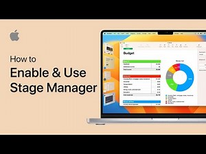 Mac OS Ventura - How To Use Stage Manager