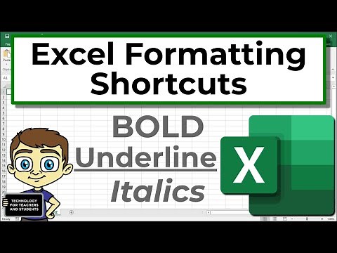 Excel Formatting Shortcuts