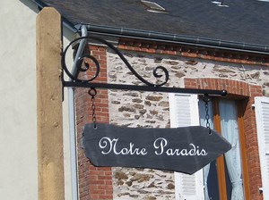 Hanging House Signs with Brackets, Wooden Posts or Frames