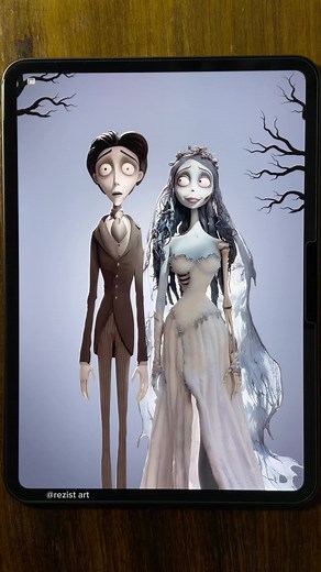 Emily's Beautiful Transformation Inspired by Tim Burton