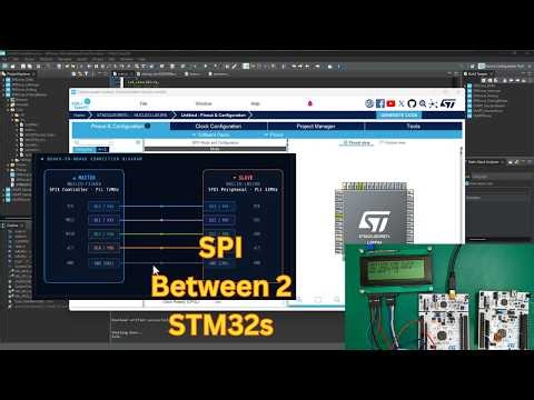 STM32 Nucleo F334R8 & L053 SPI Tutorial | Master Slave Communication