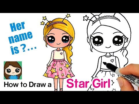 How to Draw a StarShine Sparkle Cute Girl