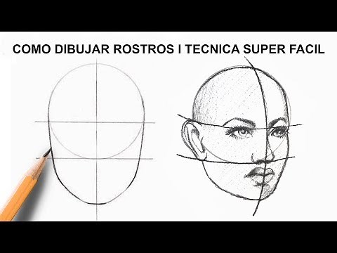 SUPER EASY TECHNIQUE FOR DRAWING FACES | BEGINNER AT DRAWING