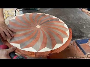 Woodworking: Creating a Stunning Table from Aged Wood - A Creative and Remarkable Design