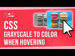 CSS3 Tutorial - Turn an image into color when hovering!