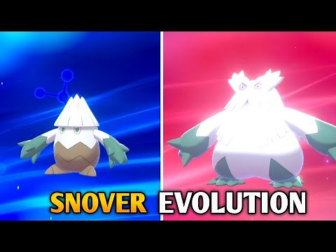 How To Evolve Snover Into Abomasnow In Pokemon Sword & Shield | Galar Pokedex