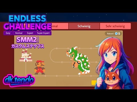 Can we survive Endless Mode? 🔥 | SMM2 | カスタムエンドレスチャレンジ