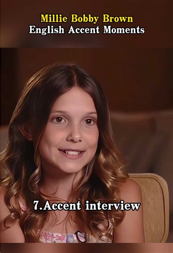 Millie Bobby Brown English accent moments. #milliebobbybrown #accent #english #funny #celebrity
